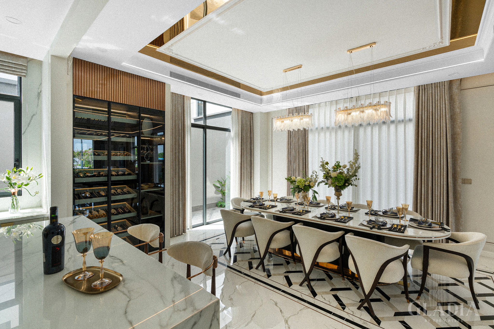Mặt tiền nhà liên kế Gladia